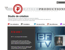 Tablet Screenshot of pacteprod.com